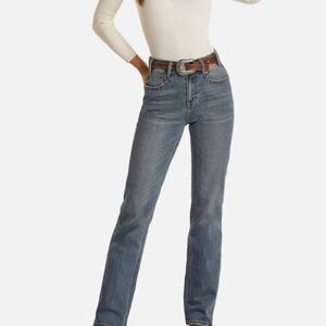 Rock & Roll Denim Yoke Front Boot cut Jeans